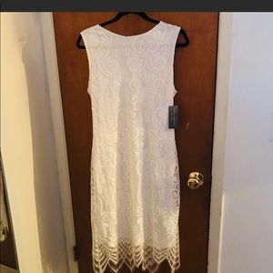 White lace sharagano dress